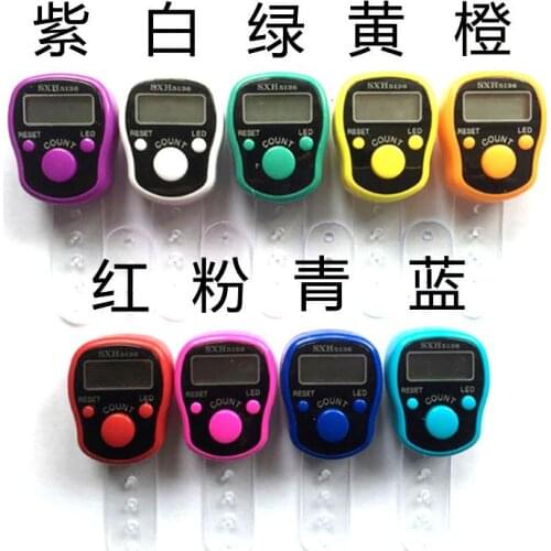 By dhl 1000pcs high quality Click Counter Stitch Marker and Row Counter LCD Electronic Digit Tally Counter SN1013