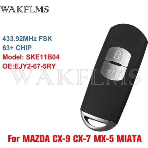 For Mazda CX-9 CX-7 MX-5 MIATA 2010 2011 2012 2013 2014 2015 Smart Car Key Model SKE11B-04 OE EJY2-67-5RY