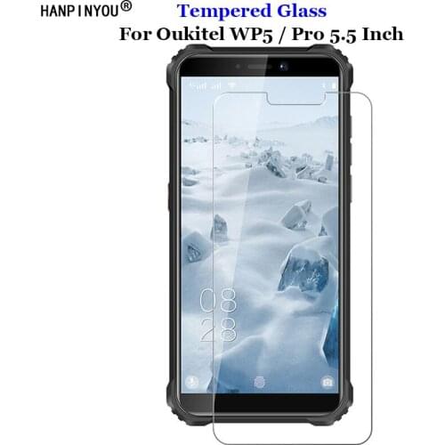 For Oukitel WP5 / Pro 5.5" Clear Tempered Glass 9H 2.5D Premium Screen Protector Protection Film