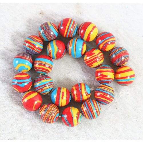 Hot red stripes calaite turquoises stone 6mm 8mm 10mm 12mm new round Loose Beads diy jewelry 15" B505