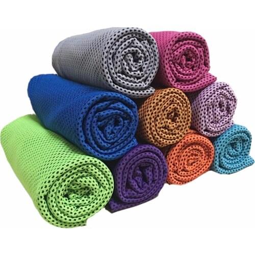 Cold Towel Summer Sports Ice Cooling Towel Hypothermia Cool Towel 90*35CM for Children Adult Double Color Cool Towel