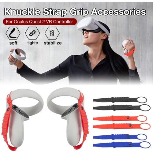 Knuckle VR Touch Controller Straps For Oculus Quest 2 VR Handle Grip Adjustable Wrist Strap For Oculus Quest2 VR Accescories