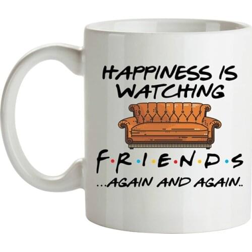 350ml Friends Mugs Travel Beer Cup Porcelain Milk Coffee Mug Tea Cup Anniversary Gift