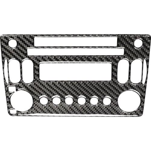 For Nissan 350Z Z33 2003-2009 Carbon Fiber Radio CD Player Control Button Panel Sticker