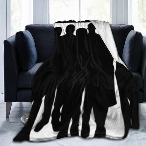 2021 new style man in black shadow print throw blanket winter sheets happy nap blanket bed and sofa cover cover home products