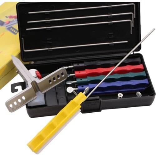 Fixed Angle Sharpener Lansky Knife Sharpener Sharpening System Frame Professional Fixed Edge Sharpening Tools With 5 Whetstone