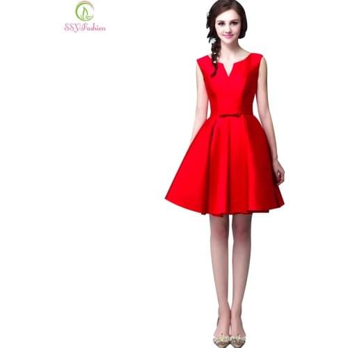 SSYFashion Womens Satin Dresses