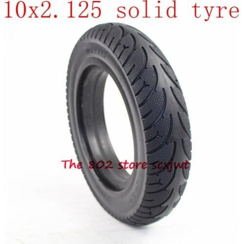 High Performance 10x2.125 Solid Wheel Tyre 10*2.125 Tubeless Tire Electric Scooter Tires for Electric Scooter Parts