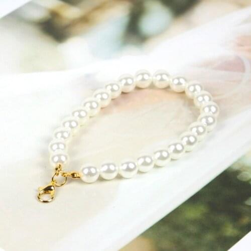 DIY Pearl Keychain Car Handbag Pendant Connector Hanger Hook Jewelry Findings