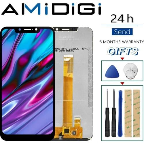 6.18'' Black For Leagoo M11 LCD Display+Touch Screen Digitizer Assembly Repair Parts+Tools For leagoo M11 LCD Screen