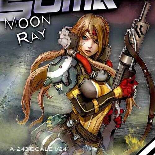 1/24 Resin Figure Kits Future female Model Self-assembled A-243