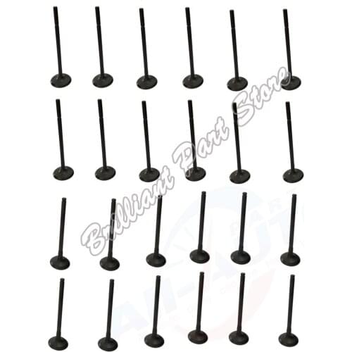 24pcs Inlet Intake Exhaust Valves Fit For LR4 Range Rover Discovery Jaguar XJ XF F-Type F-Face3.0T 306PS AJ126 13