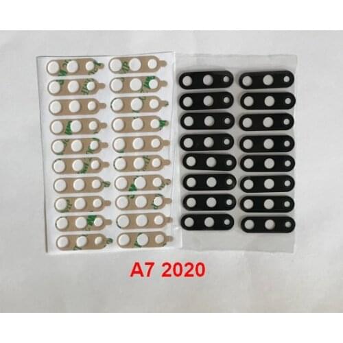 50PCS For OPPO F7 F11 Pro A31 A5 A7 2020 Rear Back Main Camera Glass Lens With Adhesive Sticker Repair Part