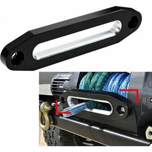 Accessory Fairlead 10inch Black Aluminum Hawse Winch Rope 15000lbs Part