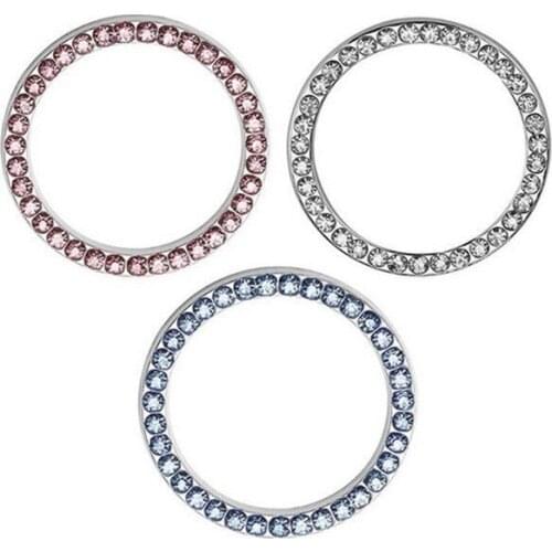 Car One-button Start Ring Car-studded One-button Decoration Ring Car Key Decoration One-button Start Ring Car-styling