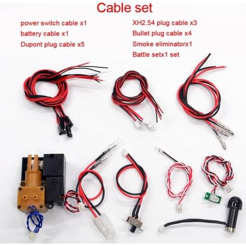 Cable Set Wiring for 6.0/6.0S Main Board Remote Controller System for Heng Long 1/16 RC Tank Model HL