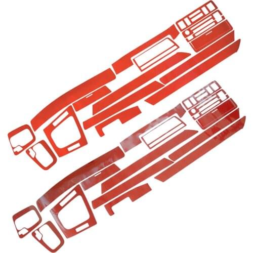 LHD Car Interior Center Console Carbon Fiber Style 3D/5D Molding Sticker Fit For BMW 3-Series E46 2004 2003 2002 2001