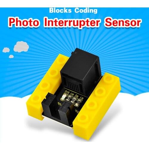 Kidsbits Blocks Coding Photo-Interrupter Sensor Module for Arduino STEM Programming Education