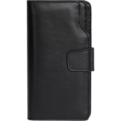 Men Wallets Luxury Wallet Genuine Leather Wallets Long Purse Card Holder Clutch Bags Long Purse Vintage Walets Phone Wallet