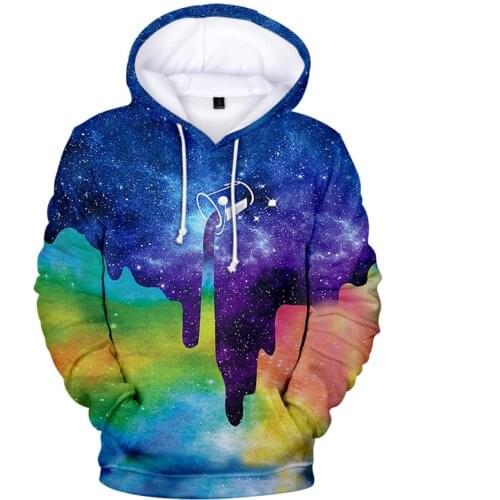 2021 New Black Pouring Milk Starry Paint Bucket Men Hoodie 3D Tie Dyed Women Pullovers Bluzy Dla Par Streetwear Milk Hoody