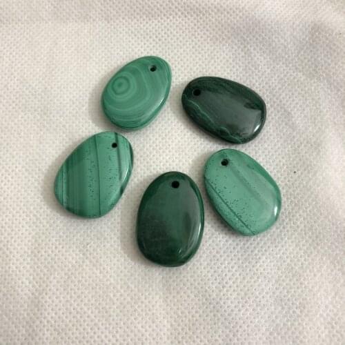 Sale 2pcs/lot Natural Malachite Bead Pendant,Gem Stone Jewelry pendant for necklace,18x25mm