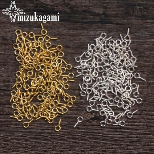 100pcs/lot Fashion Jewelry Accessory Gold Silver Claw Nails Alloy Material Sheep Eyes For Beaded pendant Jewelry Accessories