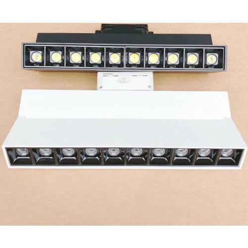 Dimmable Led Track Light Spotlights 220V Track Lamp 20W Aluminum Track Rail Lighting For Home Shop Spot Light