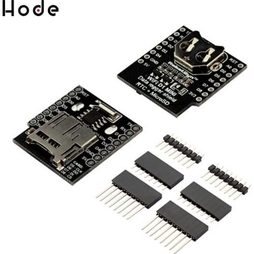 WEMOS D1 mini Data Logger shield Micro SD RTC DS1307Clock for Arduino Raspberry