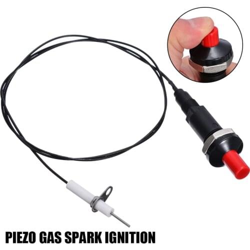 1 Kit 1 Out 2 Plastic 18KV 1m Piezo Spark Ignition Set Universal Gas Grill Push Button Igniter Home Appliance Parts