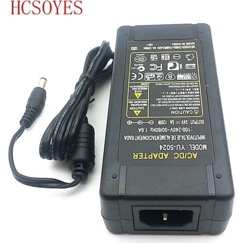 1 pcs DC 24V 1A 2A 3A 5A led Adapter power supply input AC100-240V for 24V led strip