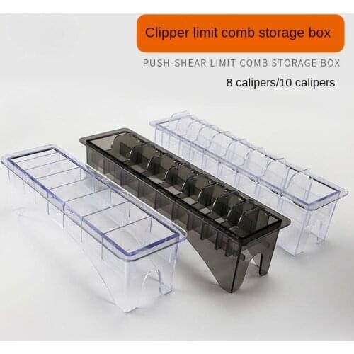 8/10 grid universal hairdresser limit comb box hairdresser caliper storage box hair tools replacement accessories