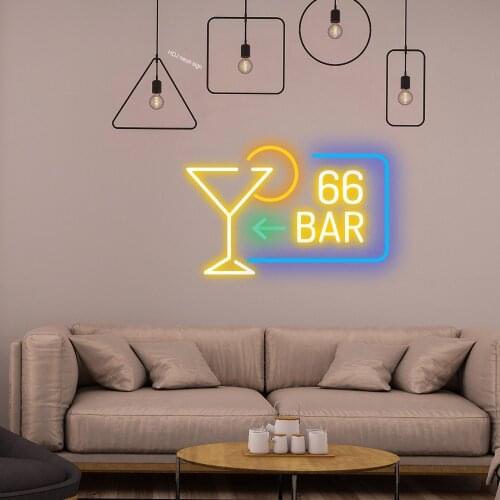 Custom Flex Led Cool Light 12V Acrylic Neon Sign Home Room Decoration Ins Party Wedding