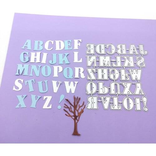 Julyarts Alphabet Dies New Cut Die for 2021 Mold DIY Craft Carbon Steel Silver DIY Scrapbook Paper Album Embossing Stencil