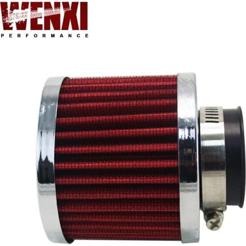 Auto Air filter height 85MM, Neck ID:35mm Car Cone Cold Air Intake Filter Turbo Vent Crankcase Breather WX-AIT22