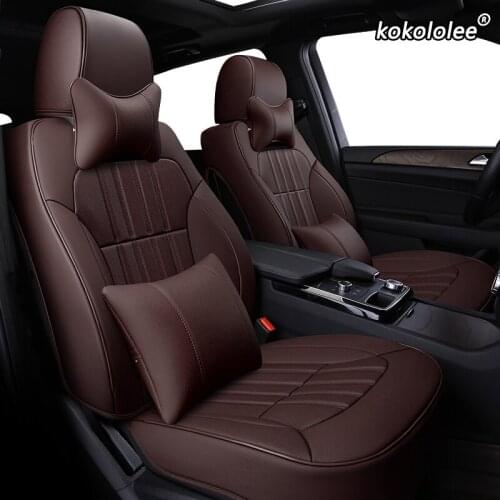 Kokololee Custom Leather car seat cover For Citroen c-Elysee C-Triomph C2 C3-XR C4 C5 C6 C4-Aircross C4 PICASSO DS5 DS6 DS 5LS