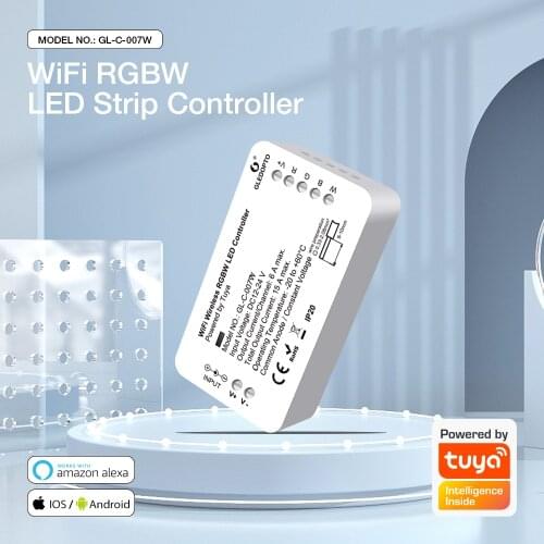 Gledopto Zigbee Smart WiFi Controller LED RGBW Suitable For TV Background Wall Lighting Bedroom Corridor Kitchen Living Room
