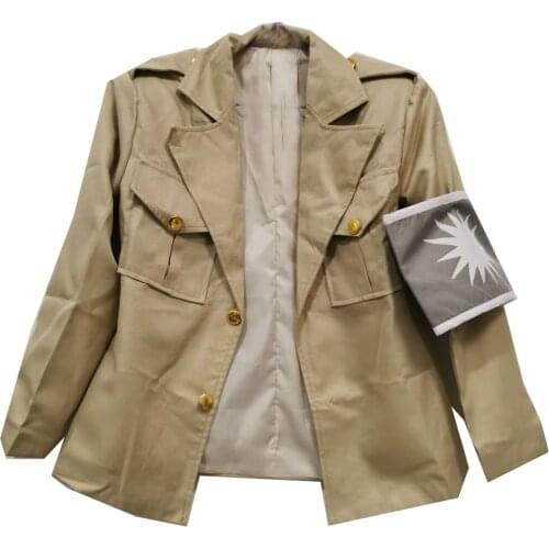 2021 Attack On Titan Shingeki No Kyojin Final Season Mikasa Ackerman Cosplay Costume Only Overcoat