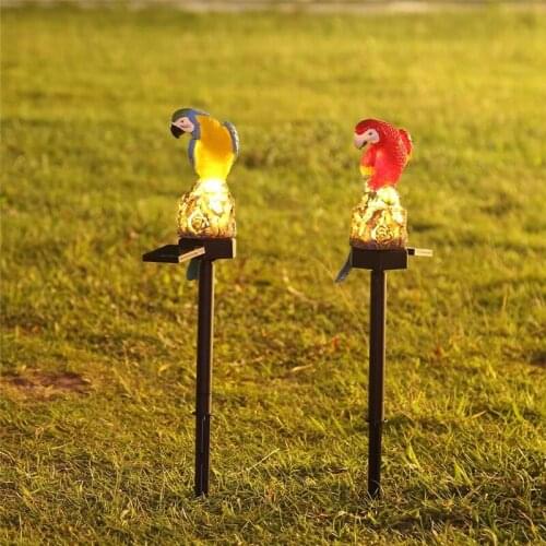 Novelty Bird Repeller LED Solar Light Owl Ornament Animal Bird Yard Outdoor Solar Lights Lamps Outdoors Garden Solar Lamp 5
