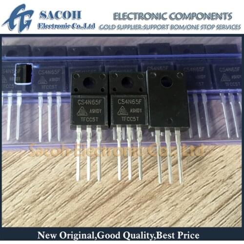 New Original 10PCS CS4N65F CS4N65 CS4N65FA9R CS4N65FA9HD CS4N65A4R CS4N65A4D CS4N65A4 CS4N65A3R CS4N65A3 TO-220F 4A 650V MOSFET