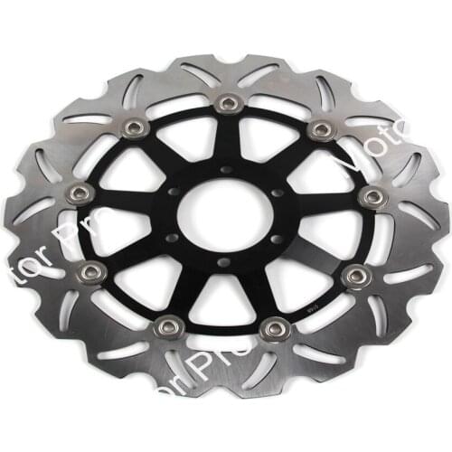 Front Brake Disc For CAGIVA FRECCIA C12R 125 1989 1990 1991 Motorcycle Accessories Brake Disk Rotor CNC Aluminum 89 90 91 BLACK