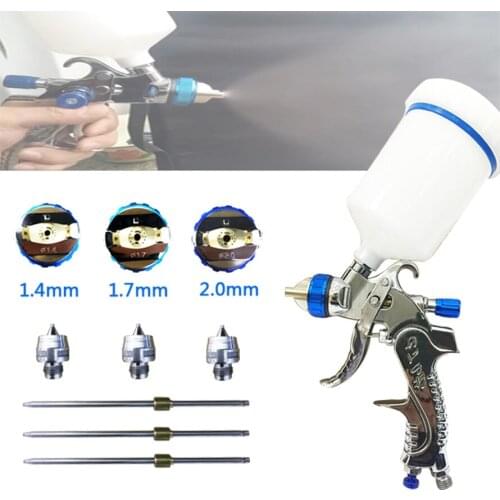 601 HVLP SPRAY GUN 1.4mm 1.7mm 2.0mm steel nozzle Paint spray gun professional Airbrush spray gun for painting cars