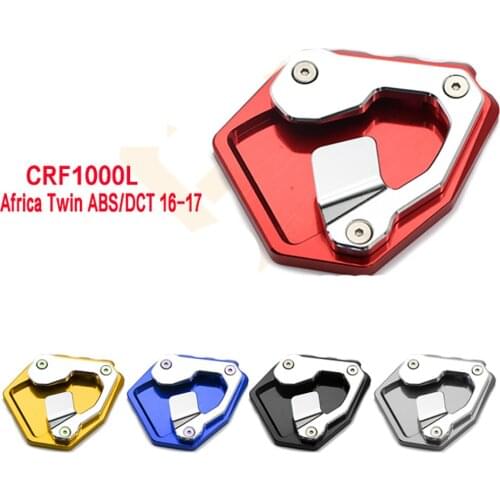 For Honda CRF1000L Africa Twin ABS/DCT 2016-2017 Motorcycle Kickstand Foot Side Stand Extension Enlarge Pad Support Plate