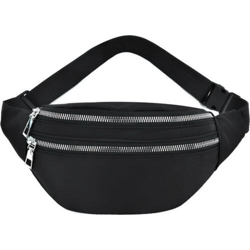 2020 unisex men waist bags women banana pink fanny pack men belt bag black geometric waist packs laser chest phone pouch