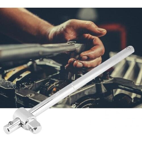 TU-2110H Ratchet Wrench 1/2” Chrome Vanadium Steel Ratchet Driver Key Extension Sliding Bar Repair Tool