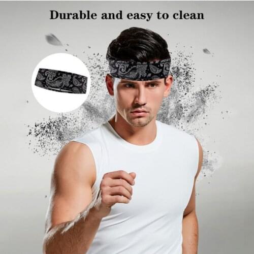 Unisex Elastic Yoga Hair Bands Sport Tennis Sweatband Running Cycling Yoga Sport Headband Workout Cycling Headband