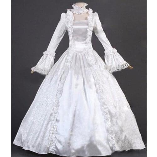 Gothic Lolita Op Cosplay Gothic Vintage Sweet Lolita Dress Palace Lace Flare Sleeve Dark Grain Long Victorian Dress Kawaii Girl