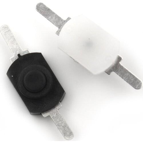 10pcs/lot 12*8MM DC 30V 1A Black On Off Mini Push Button Switch For Electric Torch 1208YD