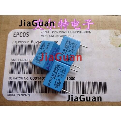 10PCS NEW SPAIN EPCOS B32922 0.15UF/275VAC PCM15 154/275VAC p15mm 150NF 275VAC 0.15U 154 U15/275VAC