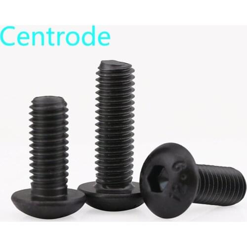 Class 12.9 hexagonal screw inner hexagonal screw disc head hexagonal screw cup screw M3M4M5M6M8 10PCS
