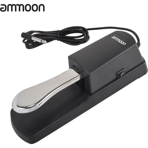 Ammoon Piano Sustain Damper Pedal Keyboard Sustain Pedal for Electric Piano Electronic Organ